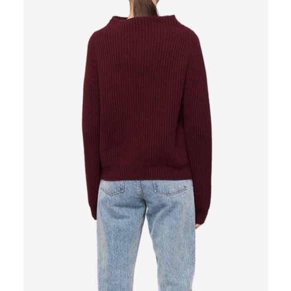 Anine Bing Burgundy Emelie Sweater - Picture 6 of 7